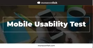 Mobile Usability Test - Monsoonfish