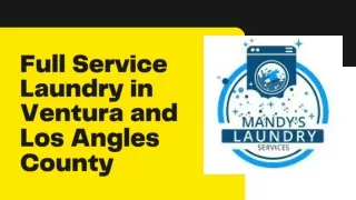 Full Service Laundry Ventura and Los Angles County