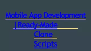 mobile a pp development