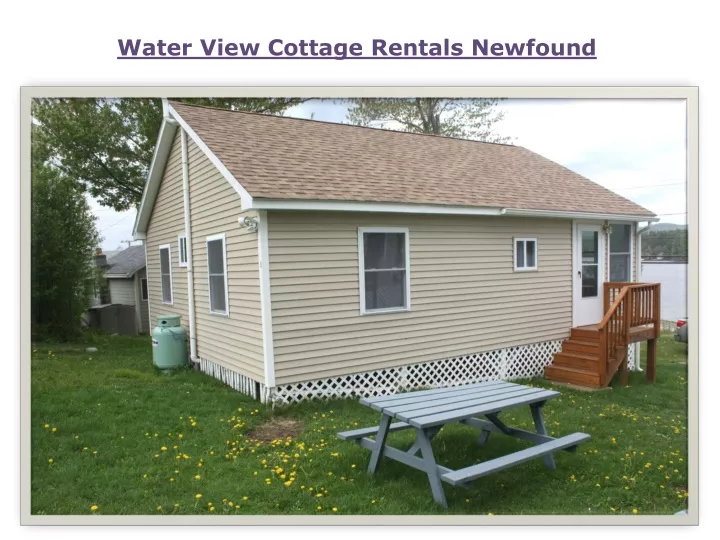 water view cottage rentals newfound