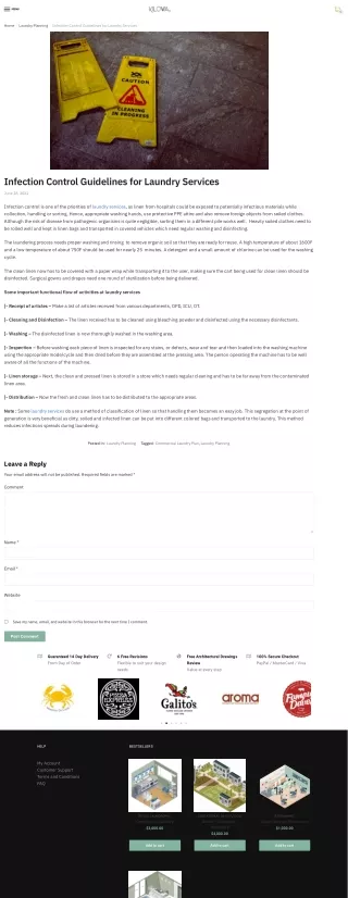 Infection Control Guidelines for Laundry Services