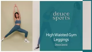 High Waisted Gym Leggings: Get 50% Off