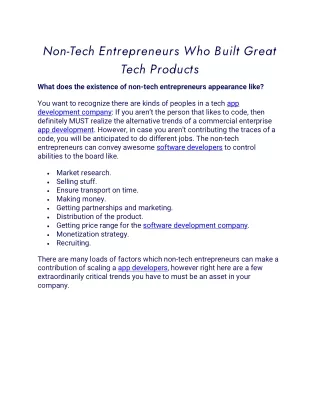 non tech entrepreneurs who built great tech