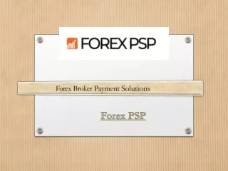 forex broker payment solutions