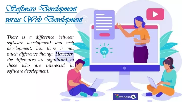 software development versus web development