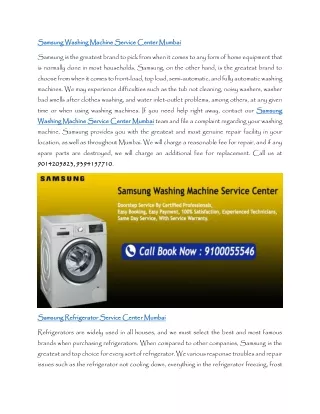 Samsung Washing Machine Service Center Mumbai-converted