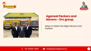 Agarwal Movers and Packers - Drs group