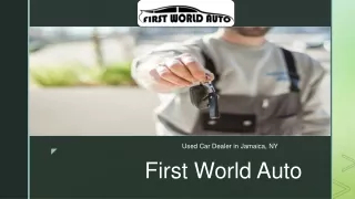 Find Your Dream Used Cars NYC from First World Auto
