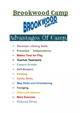 Article 6 JULY- Brookwood Camp