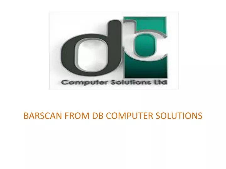 barscan from db computer solutions