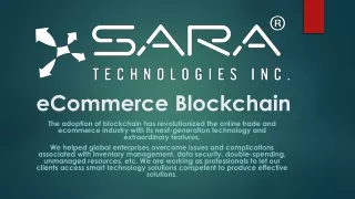 ecommerce blockchain