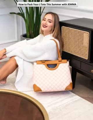 how to pack your j tote this summer with jemma