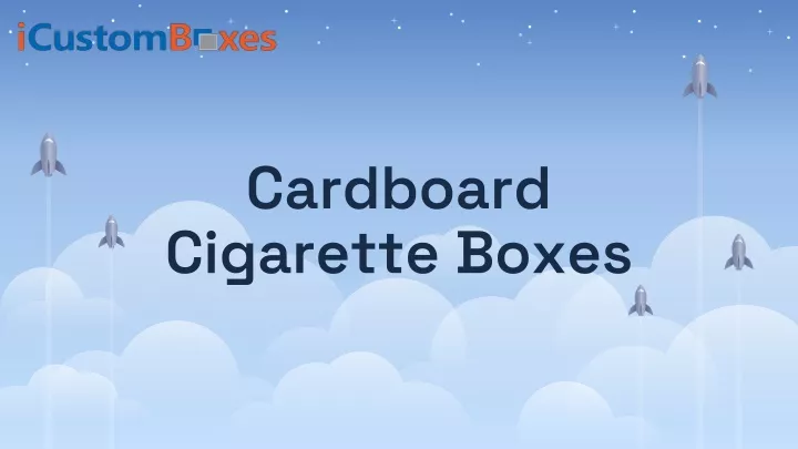 cardboard cigarette boxes