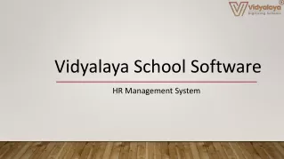 vidyalaya school software