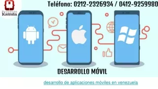 desarrollo de aplicaciones móviles en venezuela