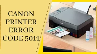 canon printer error code 5011