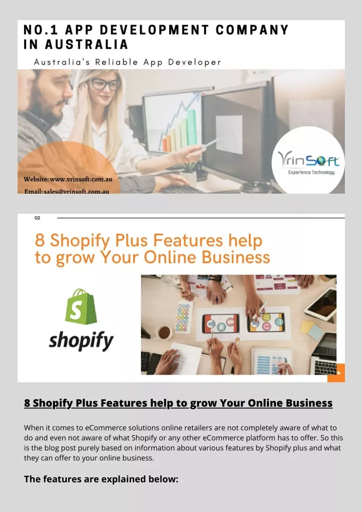 8 shopify plus features help to grow your online