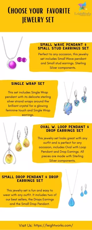 Choose your  favorite jewelry set
