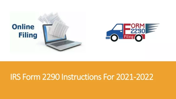 irs form 2290 instructions for 2021 2022