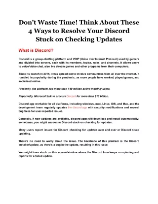 don t waste time think about these 4 ways