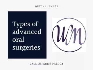 Types of advanced oral surgeries
