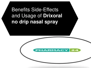 benefits side effects and usage of drixoral