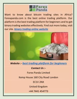 want to know about bitcoin trading sites