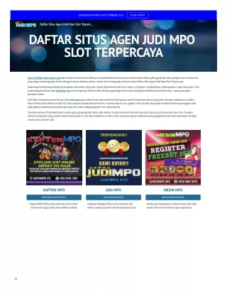 daftar akun mpo slot terbaru 2021
