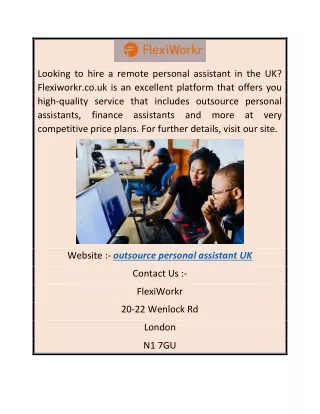 Outsource Personal Assistant UK  Flexiworkr.co.uk