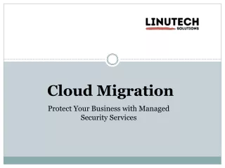 Cloud Migration- Linutech.com