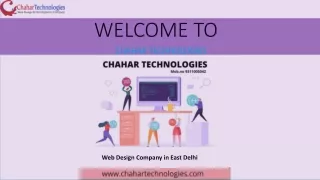 welcome to chahar technologies