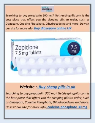 searching to buy pregabalin
