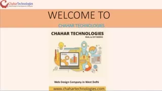 welcome to chahar technologies