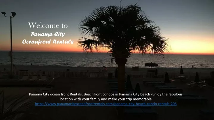 welcome to panama city oceanfront rentals