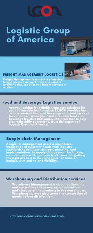 Logistic Group of America |logistics management | logistics service provider
