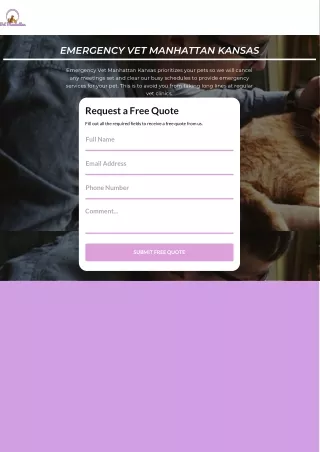 emergency vet manhattan kansas