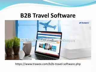 b2b travel software
