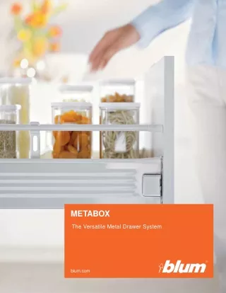 Meta Box - Box System or Drawers by Blum