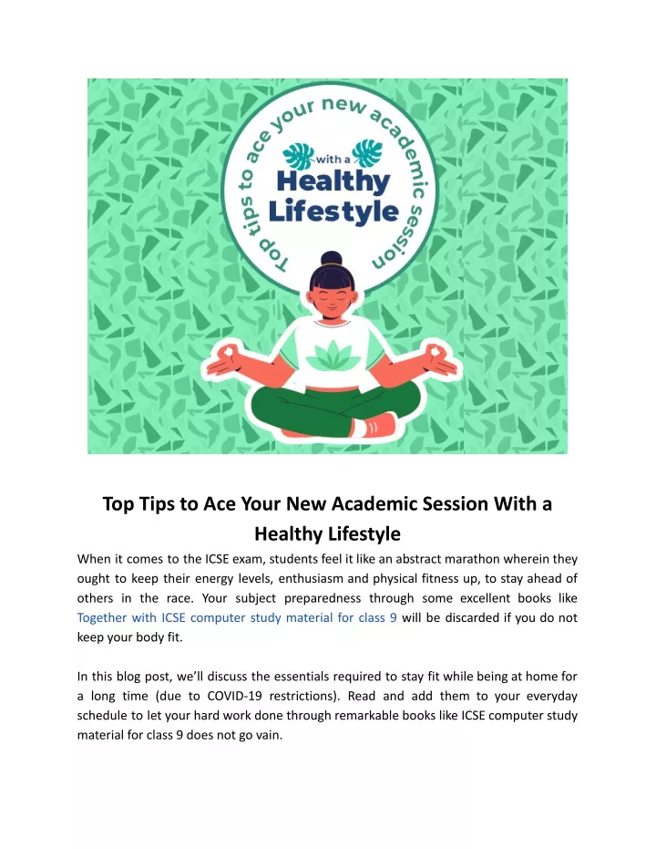 top tips to ace your new academic session with