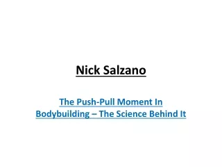 nick salzano