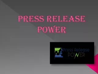 PRESS RELEASE POWER
