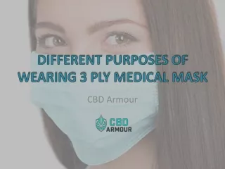 Why you Need to Wear a 3-Ply Medical Mask