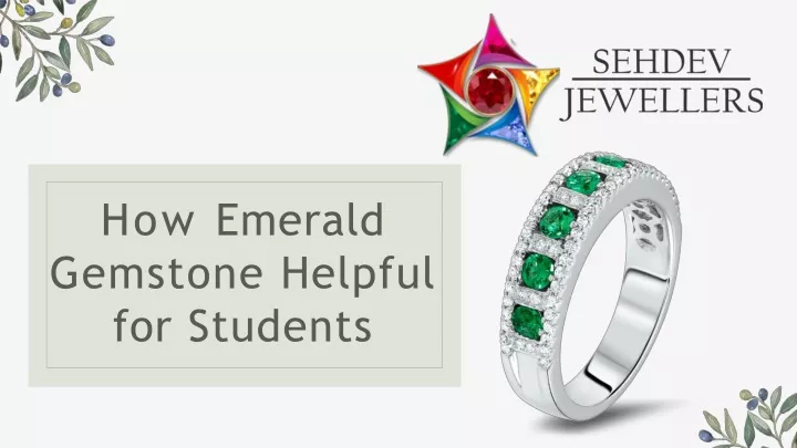 how emerald gemstone helpful for students