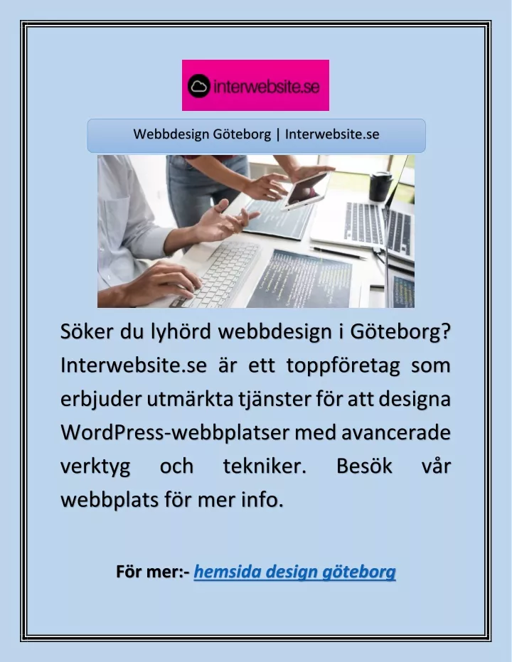 s ker du lyh rd webbdesign i g teborg