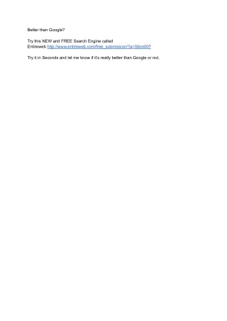 better than google