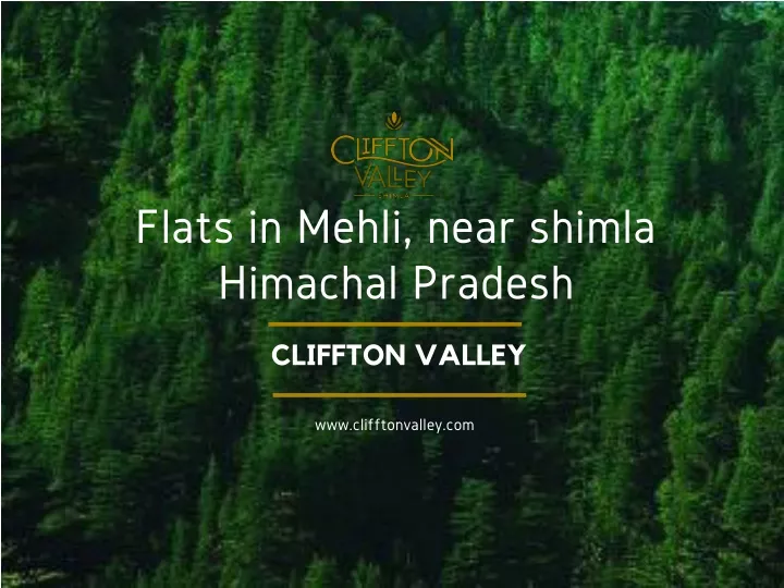 flats in mehli near shimla himachal pradesh