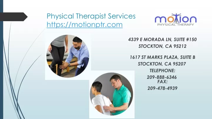 physical therapist services https motionptr com