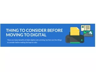 Things to Consider Before Moving to Digital