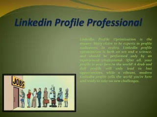 Linkedin Profile Professional