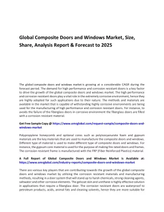Global Composite Doors and Windows Market (2)